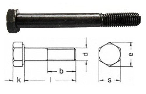 Sechskant Schraube M12x100  10.9