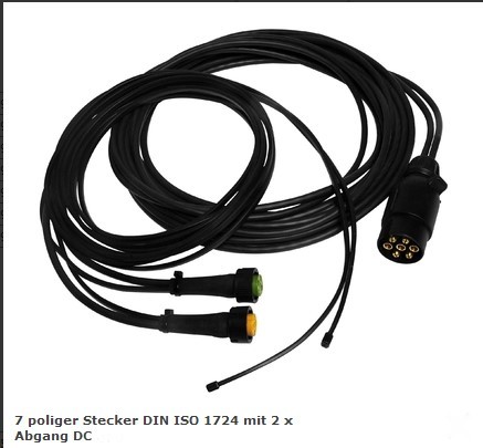 Kabel Multipoint 7polig mit 2xDC Abgang 0,2m, Länge 9,5m