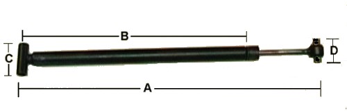 Stoßdämpfer Alko für 251S ab Bj 93 - 505mm lang