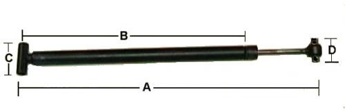 Stoßdämpfer Alko für 161S ab Bj. 91 - 505mm lang